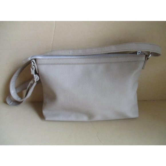 *Relic Vintage Tri Color Taupe Tan Beige Faux Leather Shoulder Bag - Picture 2 of 8